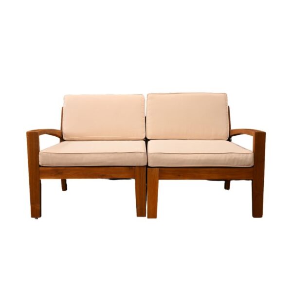 Modern Acacia Lounge Set - Image 4