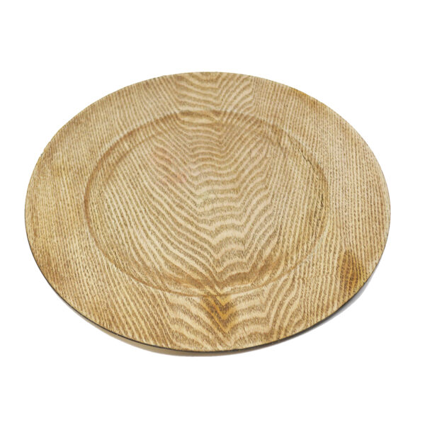 Oak Faux Wood Charger